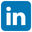 linkedin rounded medium 0077b5 FFFFFF